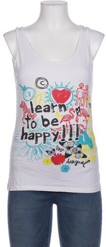 Damen Top, weiß, Gr. L - Second Hand - Desigual - Modalova