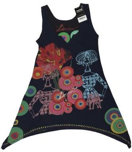 Damen Top, marineblau, Gr. XS - Second Hand - Desigual - Modalova