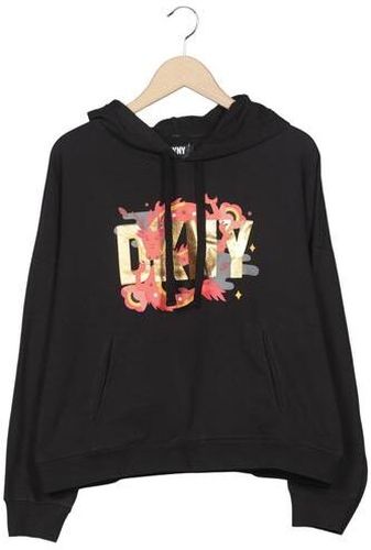 Damen Kapuzenpullover, schwarz, Gr. M, Elasthan, Baumwolle, Synthetik - Second Hand - DKNY C - Modalova