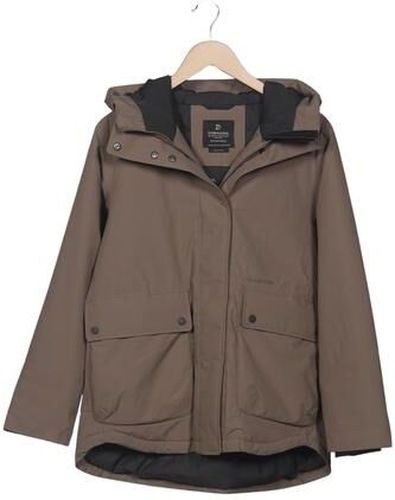 Damen Jacke, braun, Gr. EU 38, Synthetik - Second Hand - Didriksons - Modalova