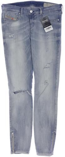 Damen Jeans, hellblau, Gr. W27 L32, Elasthan, Baumwolle, Leder, Synthetik - Second Hand - Diesel - Modalova