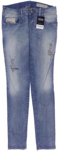 Damen Jeans, blau, Gr. W27 L30, Elasthan, Baumwolle, Leder - Second Hand - Diesel - Modalova