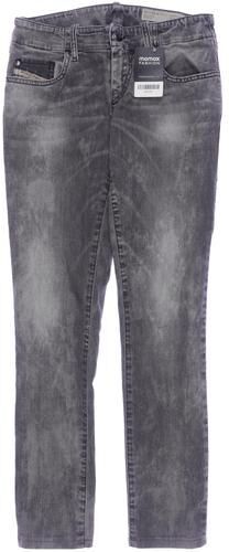 Damen Jeans, grau, Gr. W26 L34, Elasthan, Baumwolle, Leder - Second Hand - Diesel - Modalova