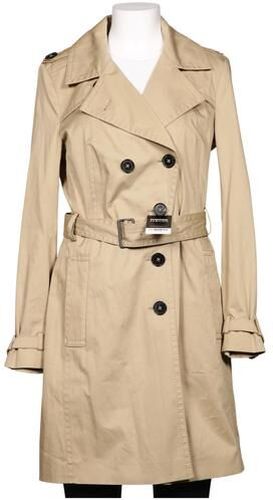 Damen Mantel, beige, Gr. EU 42, Elasthan, Baumwolle, Synthetik, Viskose, Lyocell - Second Hand - Drykorn - Modalova