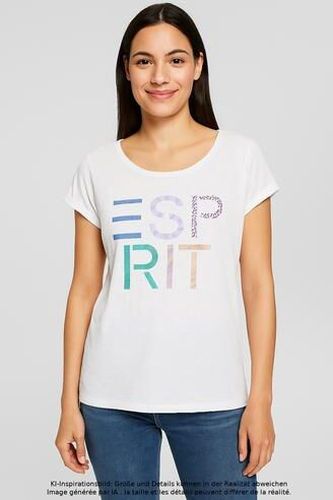 Damen T-Shirt, weiß, Gr. L, Baumwolle - Second Hand - edc by Esprit - Modalova