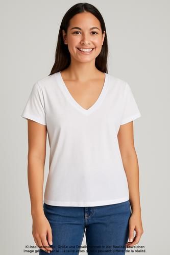 Damen T-Shirt, weiß, Gr. XL - Second Hand - edc by Esprit - Modalova
