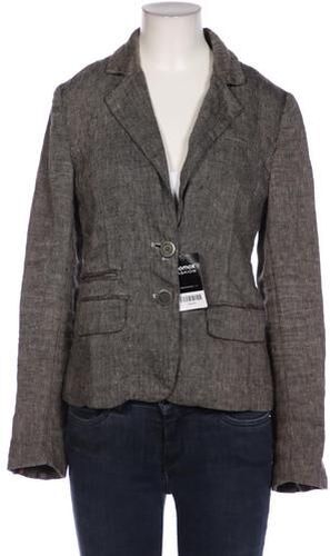 Damen Blazer, beige, Gr. EU 36 (US 4), Baumwolle, Leinen - Second Hand - Eddie Bauer - Modalova