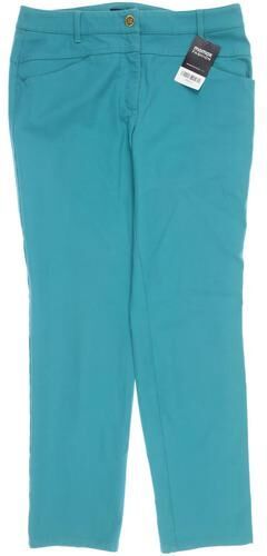 Damen Stoffhose, türkis, Gr. EU 40, Elasthan, Baumwolle - Second Hand - ESCADA - Modalova