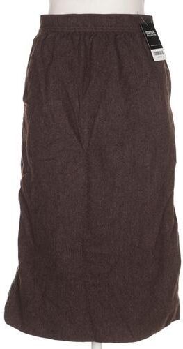 Damen Rock, braun, Gr. EU 40, Leder, Schurwolle, Viskose - Second Hand - ESCADA - Modalova