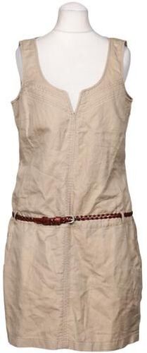 Damen Kleid, beige, Gr. EU 36, Baumwolle, Leder, Leinen - Second Hand - Esprit - Modalova