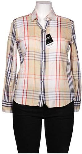 Damen Bluse, beige, Gr. EU 40, Baumwolle - Second Hand - Eterna - Modalova