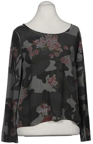 Damen Bluse, grau, Gr. M, Synthetik - Second Hand - Funky Staff - Modalova