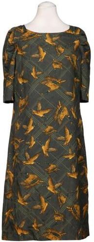 Damen Kleid, grün, Gr. EU 34, Baumwolle, Seide, Viskose - Second Hand - Gant - Modalova