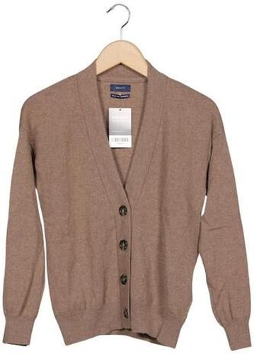 Damen Strickjacke, braun, Gr. XS, Schurwolle - Second Hand - Gant - Modalova