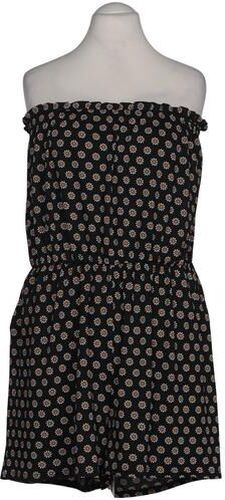 Damen Jumpsuit/Overall, schwarz, Gr. XL, Elasthan, Synthetik - Second Hand - George - Modalova