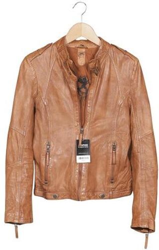 Damen Jacke, braun, Gr. S, Baumwolle, Leder, Synthetik - Second Hand - Gipsy - Modalova