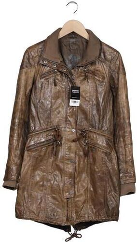Damen Mantel, braun, Gr. XS - Second Hand - Gipsy - Modalova