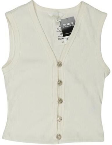 Damen Weste, cremeweiß, Gr. S, Elasthan, Synthetik - Second Hand - H&M - Modalova