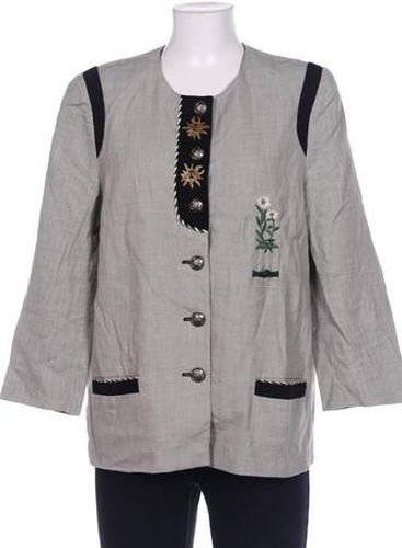 Damen Blazer, grau, Gr. EU 40, Baumwolle, Leinen, Viskose, Modal - Second Hand - Hammerschmid - Modalova