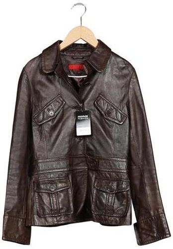 Damen Jacke, braun, Gr. EU 36, Leder, Synthetik - Second Hand - Hallhuber - Modalova