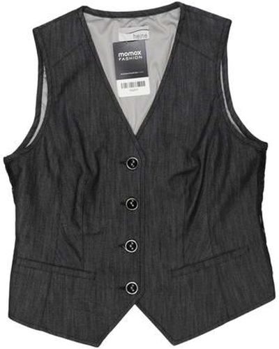 Damen Weste, grau, Gr. EU 36, Elasthan, Baumwolle, Synthetik - Second Hand - heine - Modalova