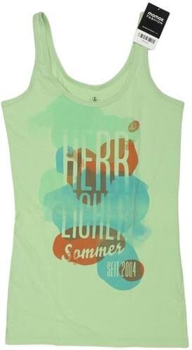 Damen Top, hellgrün, Gr. XS, Baumwolle - Second Hand - Herrlicher - Modalova