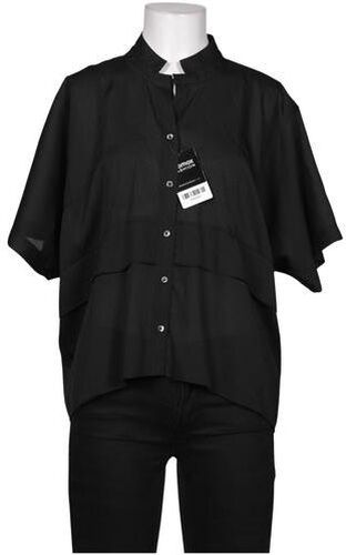 Damen Bluse, schwarz, Gr. EU 34, Synthetik - Second Hand - High - Modalova