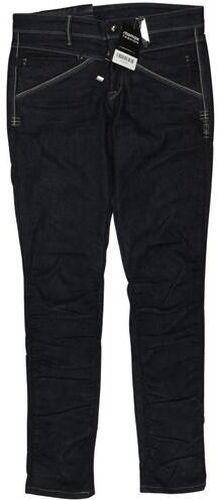 Damen Jeans, marineblau, Gr. EU 36, Elasthan, Baumwolle - Second Hand - High - Modalova