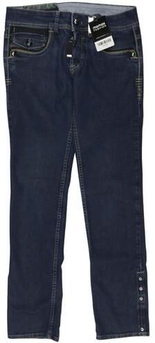 Damen Jeans, marineblau, Gr. EU 36, Elasthan, Baumwolle - Second Hand - High - Modalova