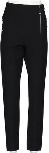 Damen Stoffhose, schwarz, Gr. EU 36, Elasthan, Synthetik - Second Hand - High - Modalova