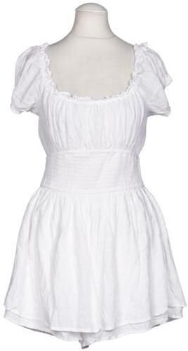 Damen Jumpsuit/Overall, weiß, Gr. M, Elasthan, Synthetik, Viskose - Second Hand - Hollister - Modalova