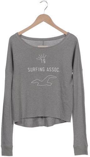 Damen Sweatshirt, grau, Gr. S - Second Hand - Hollister - Modalova