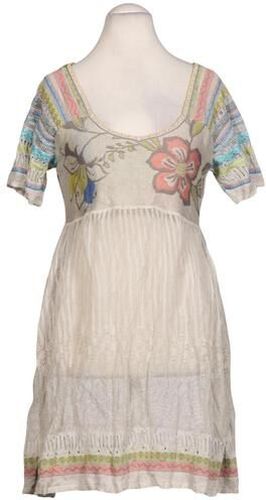 Damen Kleid, grau, Gr. EU 40, Baumwolle - Second Hand - Ivko - Modalova