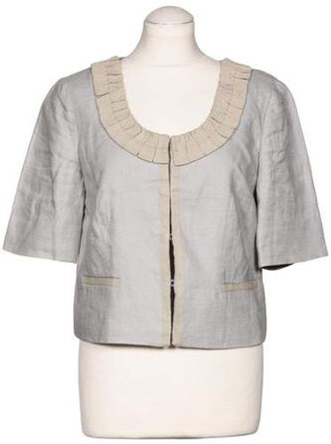 Damen Blazer, grau, Gr. EU 40 (US 8), Baumwolle, Leinen, Synthetik - Second Hand - J.crew - Modalova
