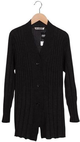 Damen Strickjacke, schwarz, Gr. EU 36, Schurwolle - Second Hand - Jil Sander - Modalova