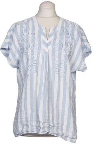 Damen Bluse, mehrfarbig, Gr. EU 40, Leinen, Viskose - Second Hand - justWhite - Modalova