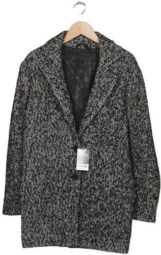 Damen Mantel, grau, Gr. EU 34 (F 36), Leder, Synthetik, Wolle - Second Hand - Karl by Karl Lagerfeld - Modalova