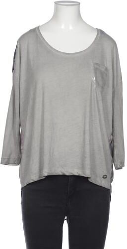Damen Langarmshirt, grau, Gr. S, Synthetik, Viskose - Second Hand - Key largo - Modalova