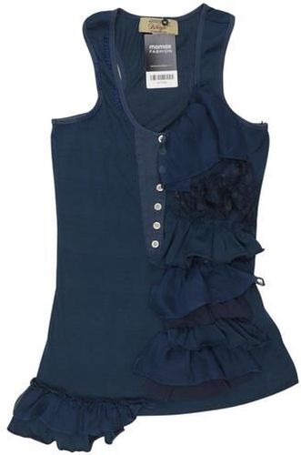 Damen Top, marineblau, Gr. S, Baumwolle, Synthetik, Viskose - Second Hand - Khujo - Modalova