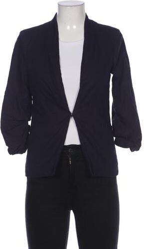 Damen Blazer, marineblau, Gr. EU 38, Baumwolle, Leinen, Synthetik - Second Hand - Kiomi - Modalova