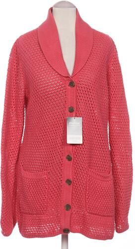 Damen Strickjacke, pink, Gr. S, Baumwolle - Second Hand - Lands End - Modalova