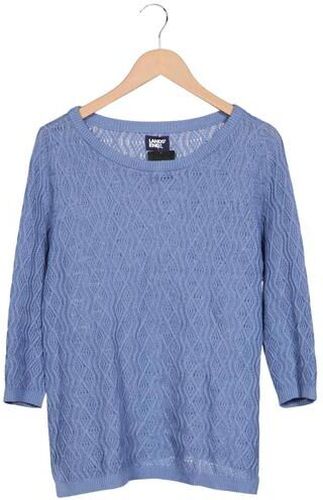 Damen Pullover, blau, Gr. M, Baumwolle, Leinen - Second Hand - Lands End - Modalova