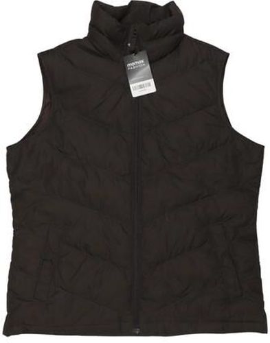 Damen Weste, braun, Gr. M, Synthetik, Daunen - Second Hand - Lands End - Modalova