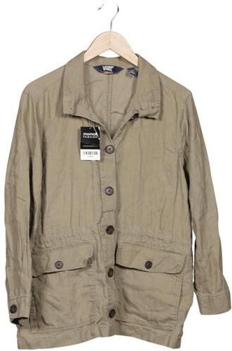 Damen Jacke, braun, Gr. L, Leinen - Second Hand - Lands End - Modalova