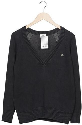 Damen Pullover, schwarz, Gr. EU 42 (F 44), Baumwolle - Second Hand - Lacoste - Modalova