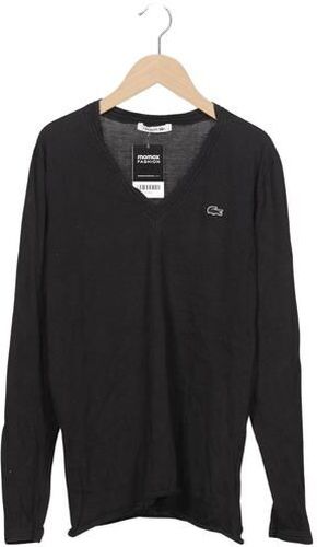 Damen Pullover, schwarz, Gr. EU 42, Baumwolle - Second Hand - Lacoste - Modalova