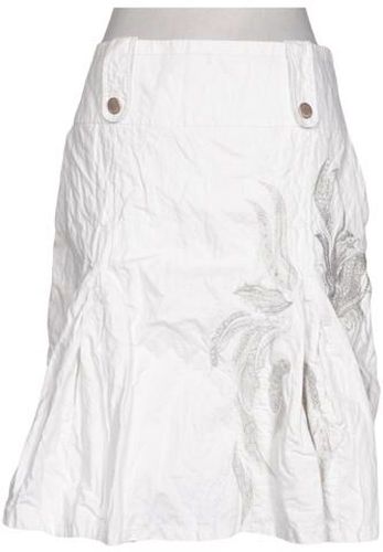 Damen Rock, weiß, Gr. EU 40, Baumwolle, Synthetik, Viskose - Second Hand - Laurel - Modalova