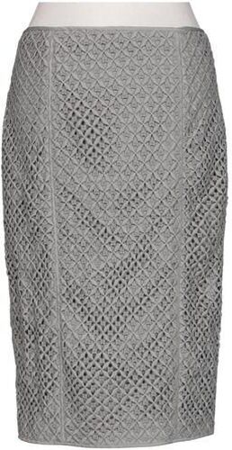 Damen Rock, grau, Gr. EU 36, Baumwolle - Second Hand - Laurel - Modalova