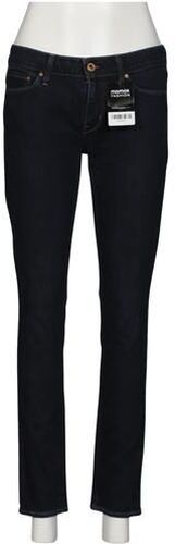 Damen Jeans, marineblau, Gr. W28 L30, Elasthan, Baumwolle, Leder - Second Hand - Levis - Modalova