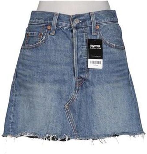 Damen Rock, blau, Gr. W26, Baumwolle - Second Hand - Levis - Modalova